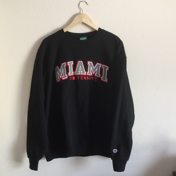 miami university champion sweatshirt